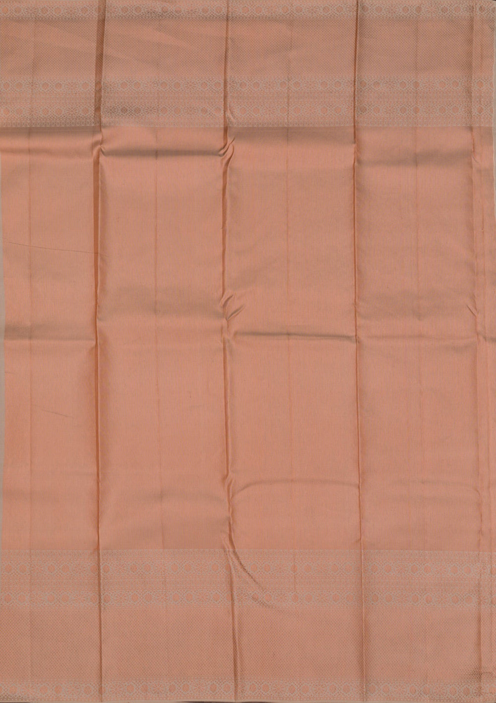 Peach Zariwork Pure Silk Saree-Koskii