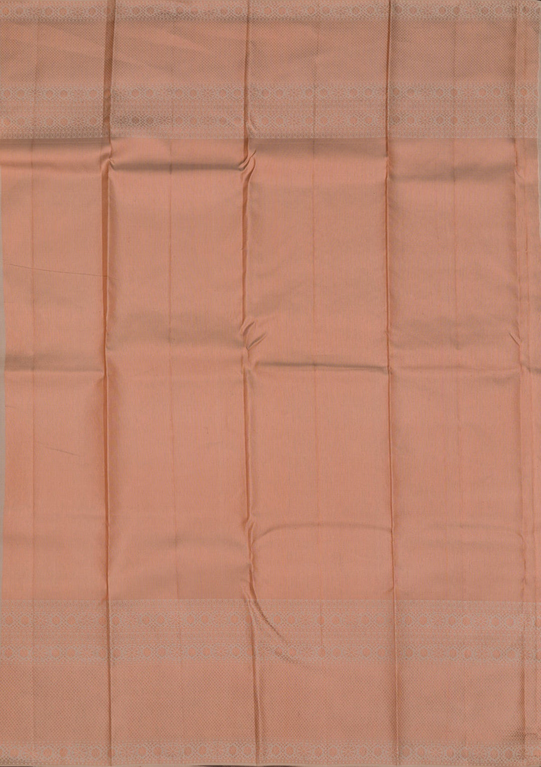 Peach Zariwork Pure Silk Saree-Koskii