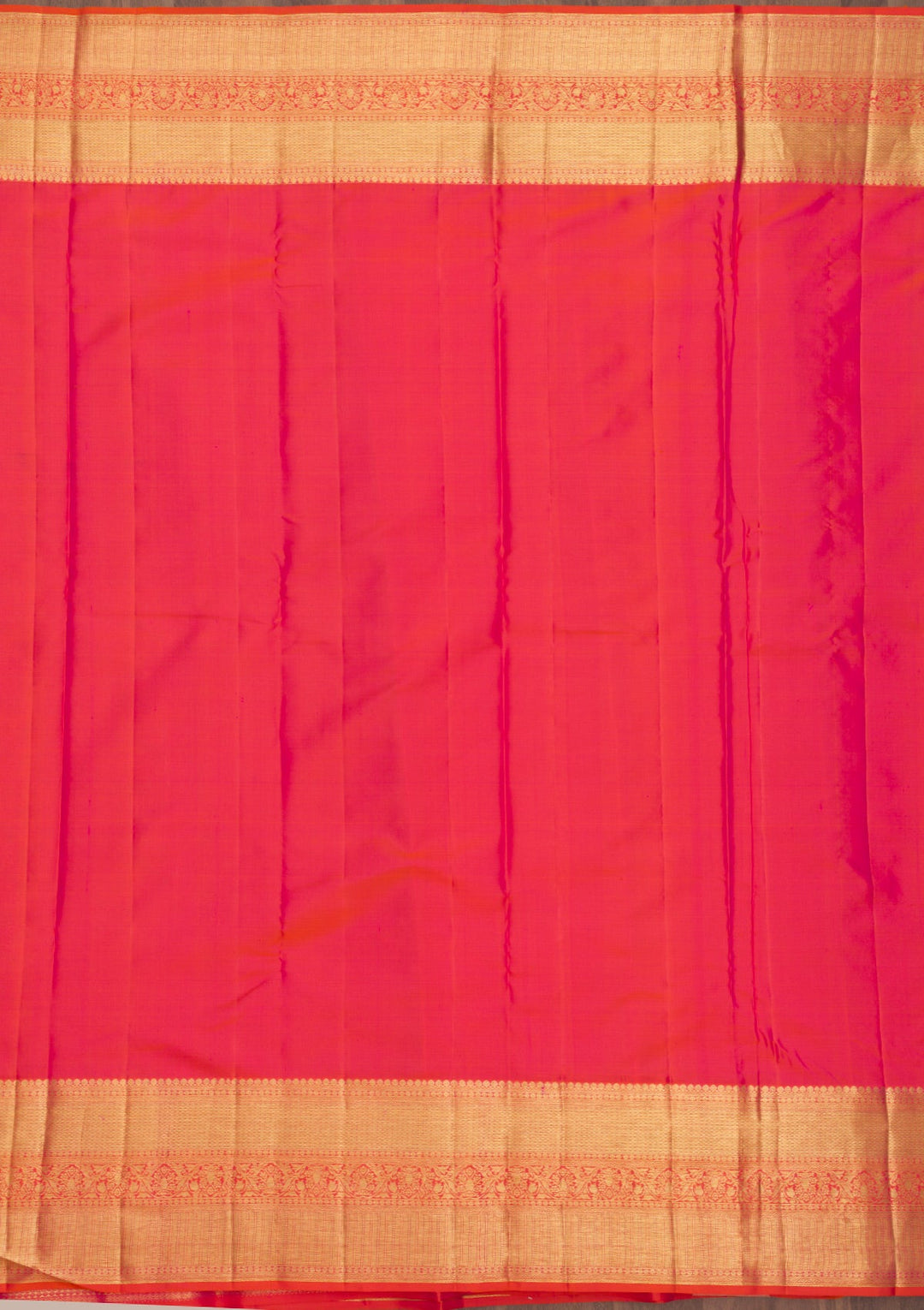 Peach Zariwork Pure Silk Saree-Koskii