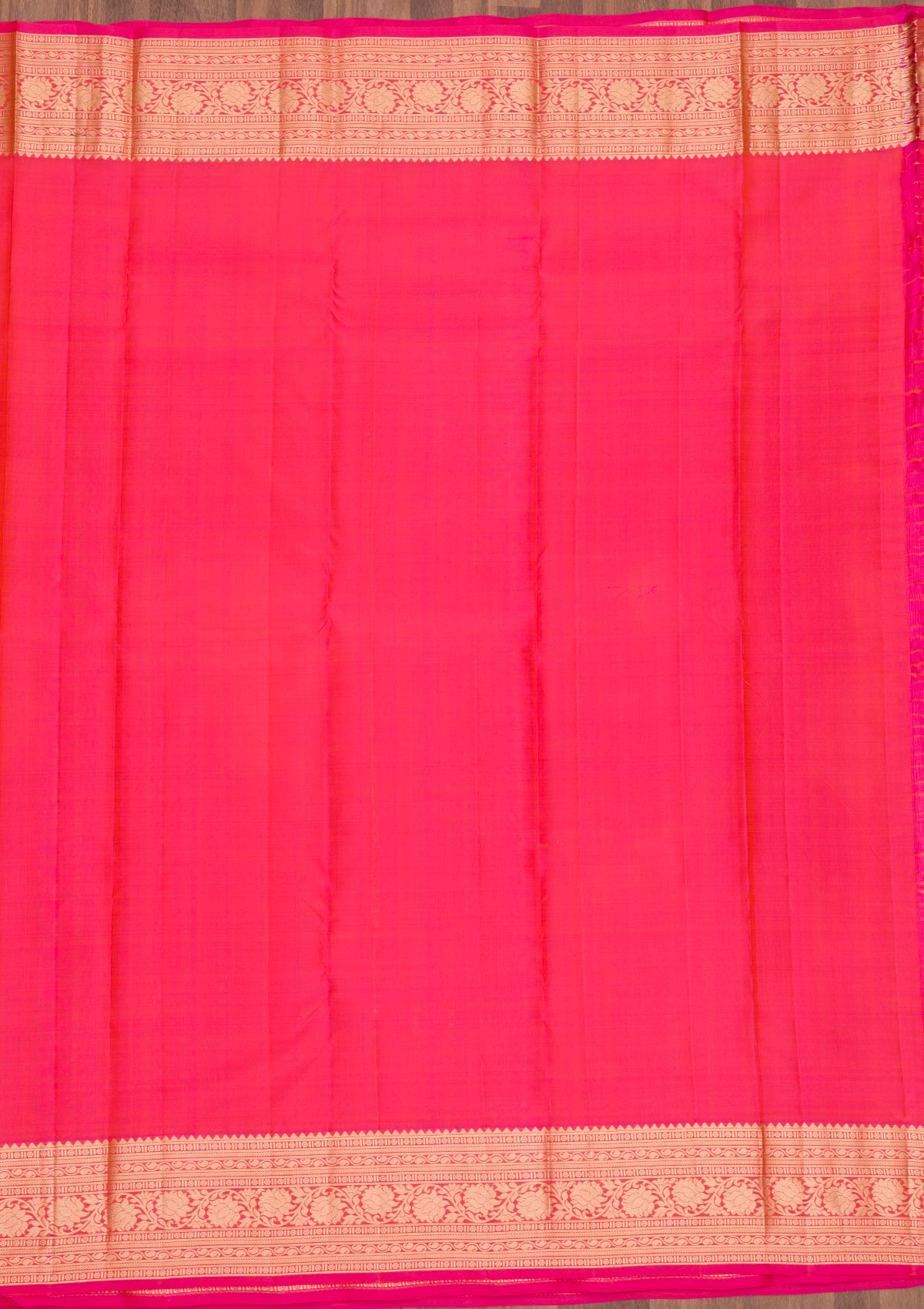 Peach Zariwork Pure Silk Saree-Koskii