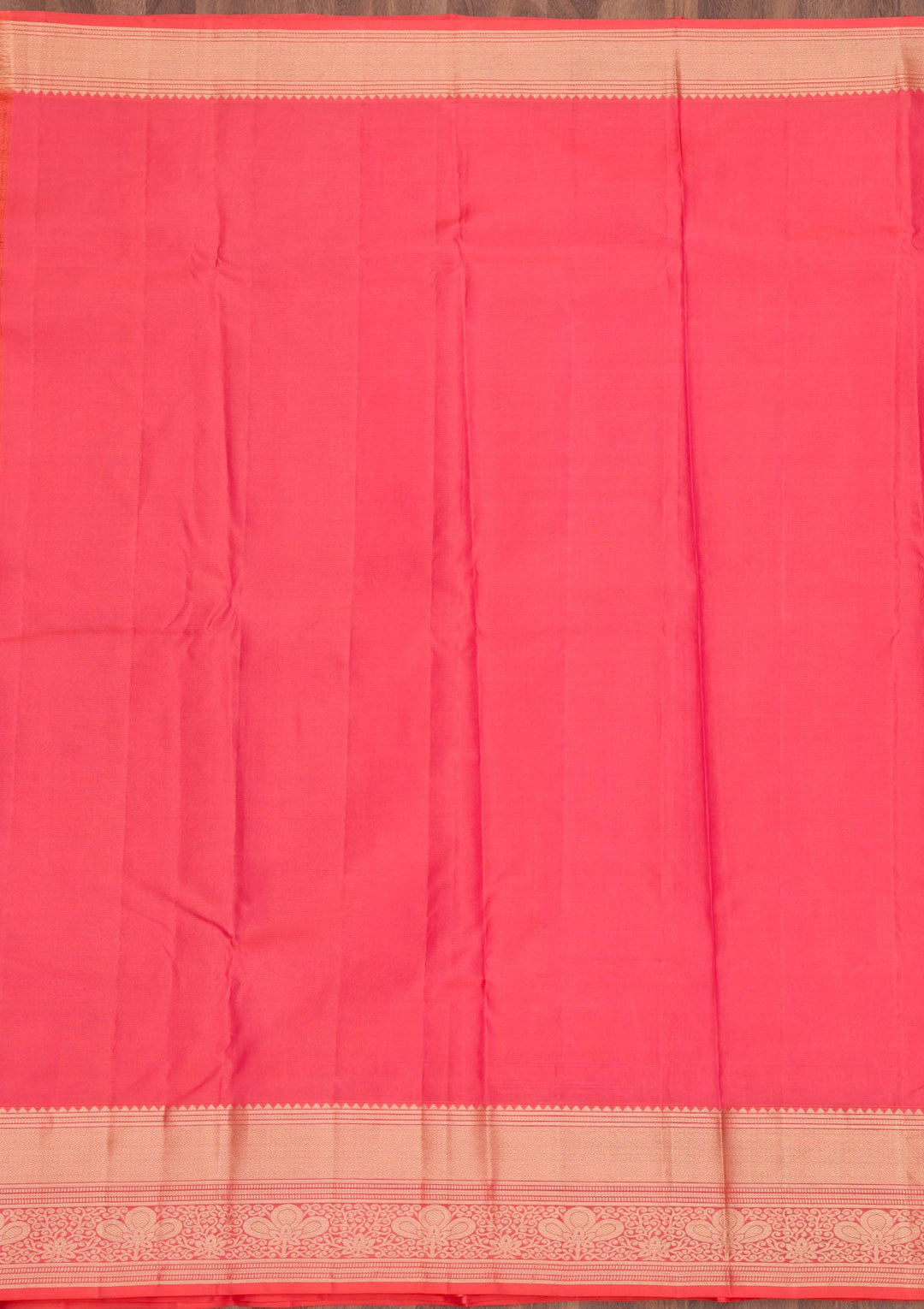 Peach Zariwork Pure Silk Saree-Koskii