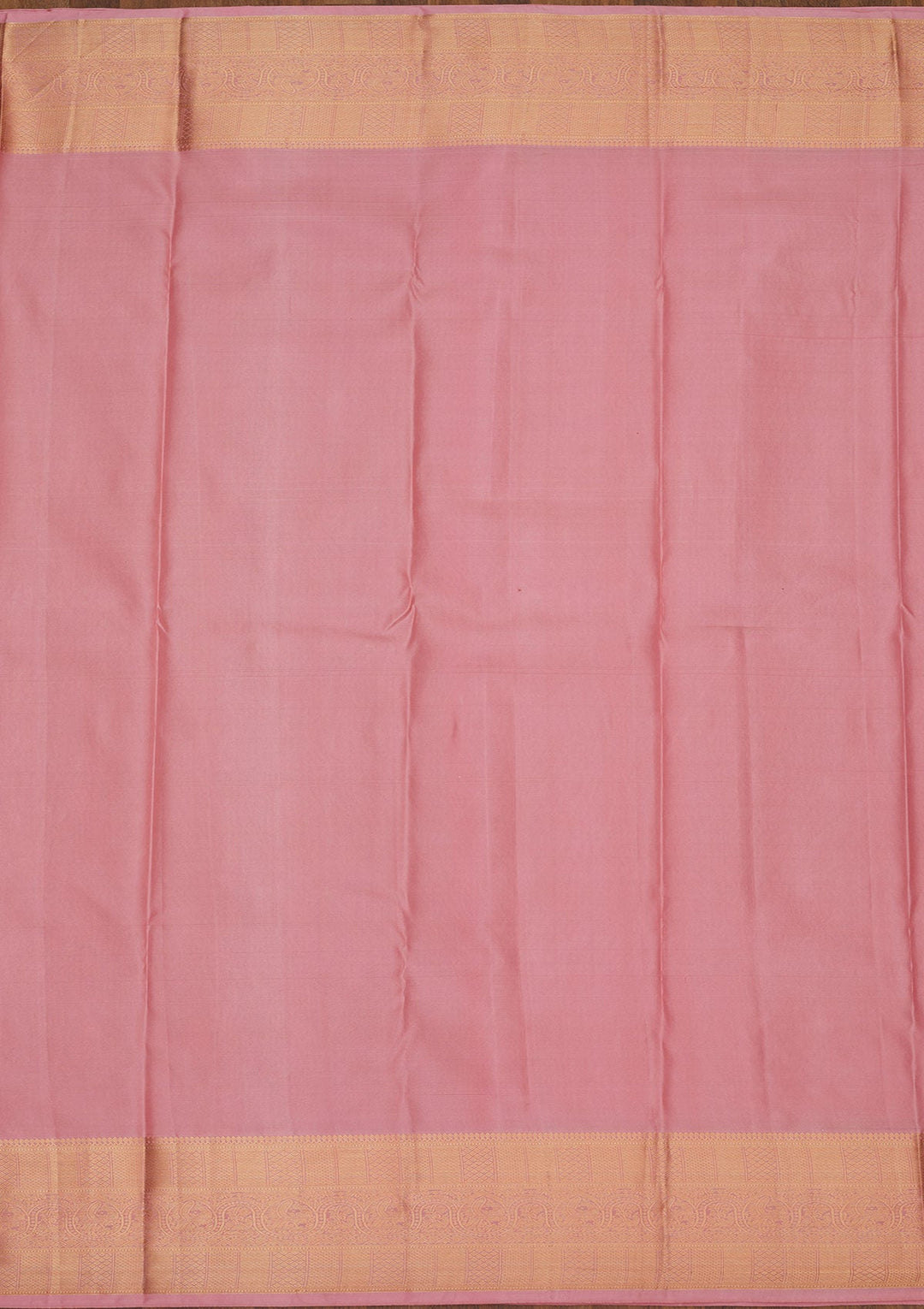 Peach Zariwork Pure Silk Saree-Koskii