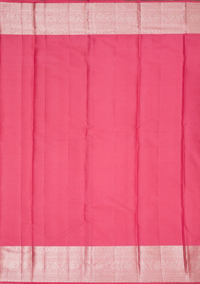 Pink Zariwork Pure Silk Saree-Koskii