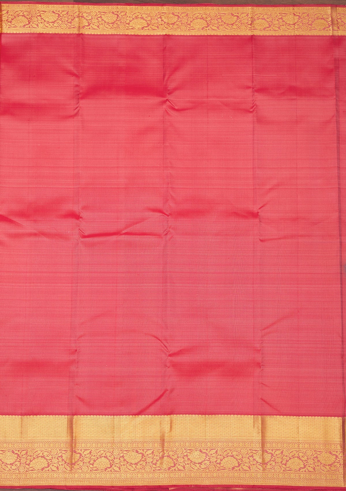 Peach Zariwork Pure Silk Saree-Koskii