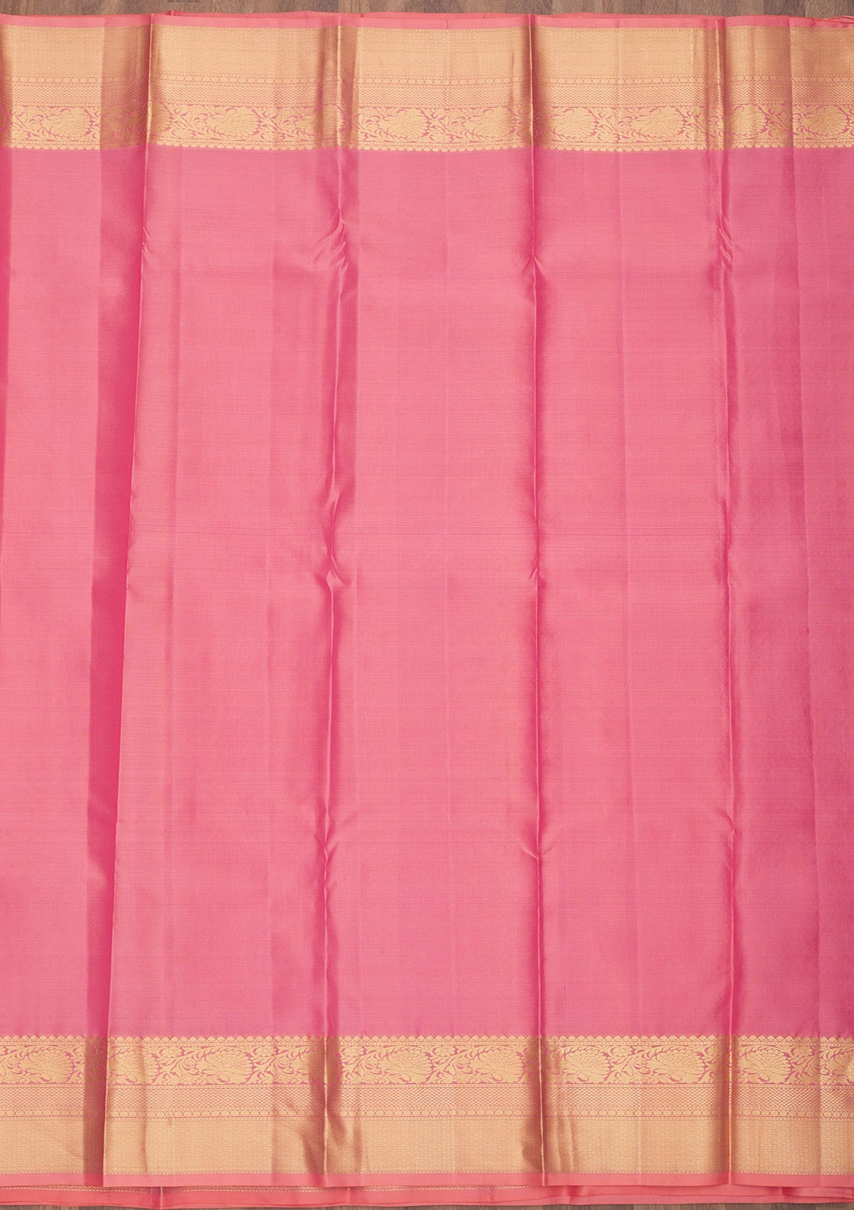 Peach Zariwork Pure Silk Saree-Koskii