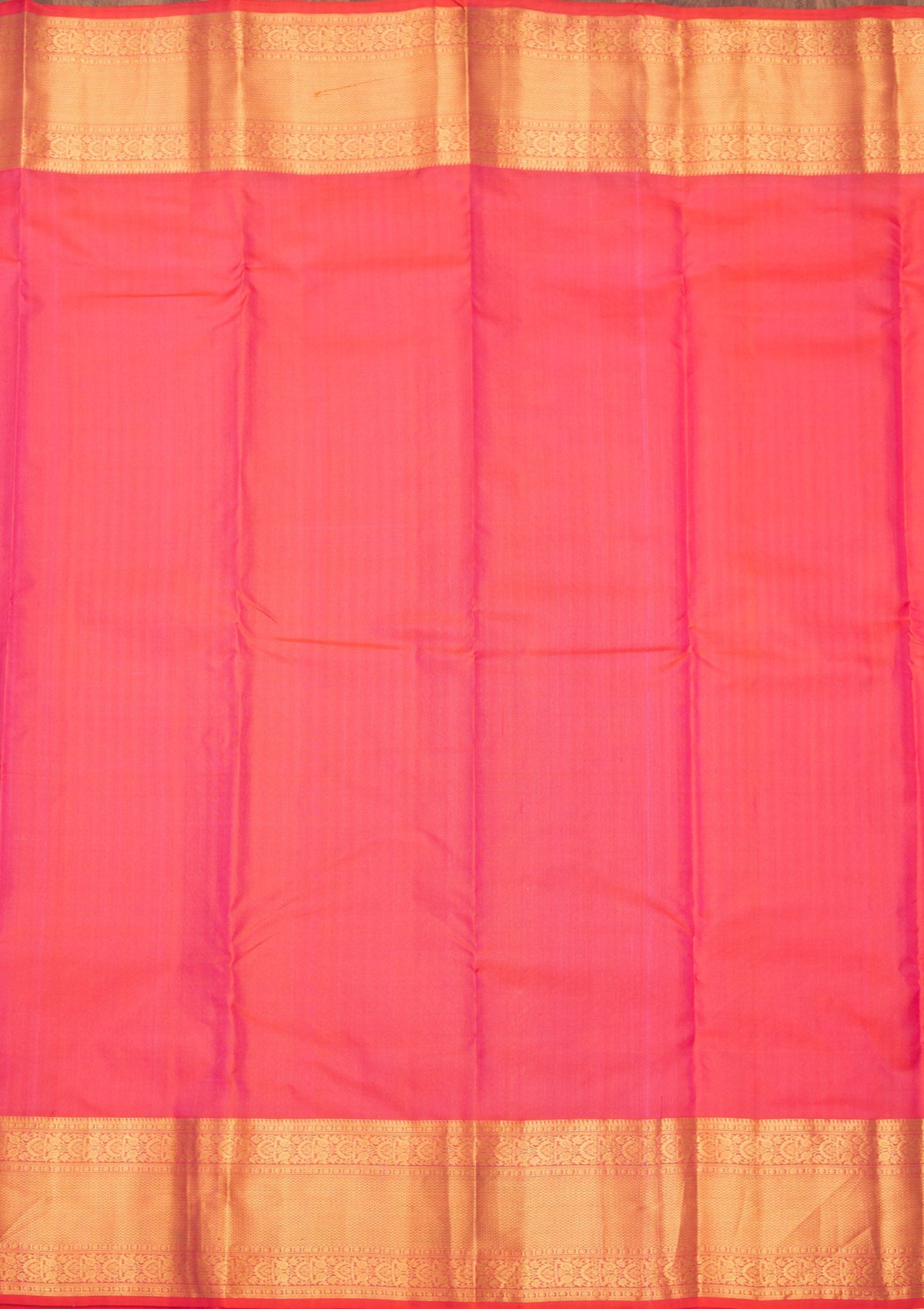 Peach Zariwork Pure Silk Saree