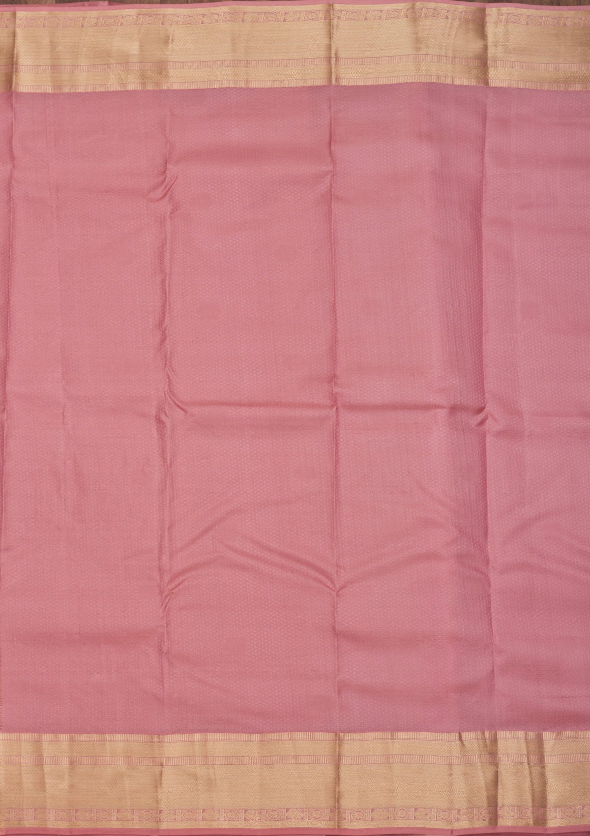 Peach Zariwork Pure Silk Saree