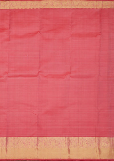 Peach Zariwork Pure Silk Saree