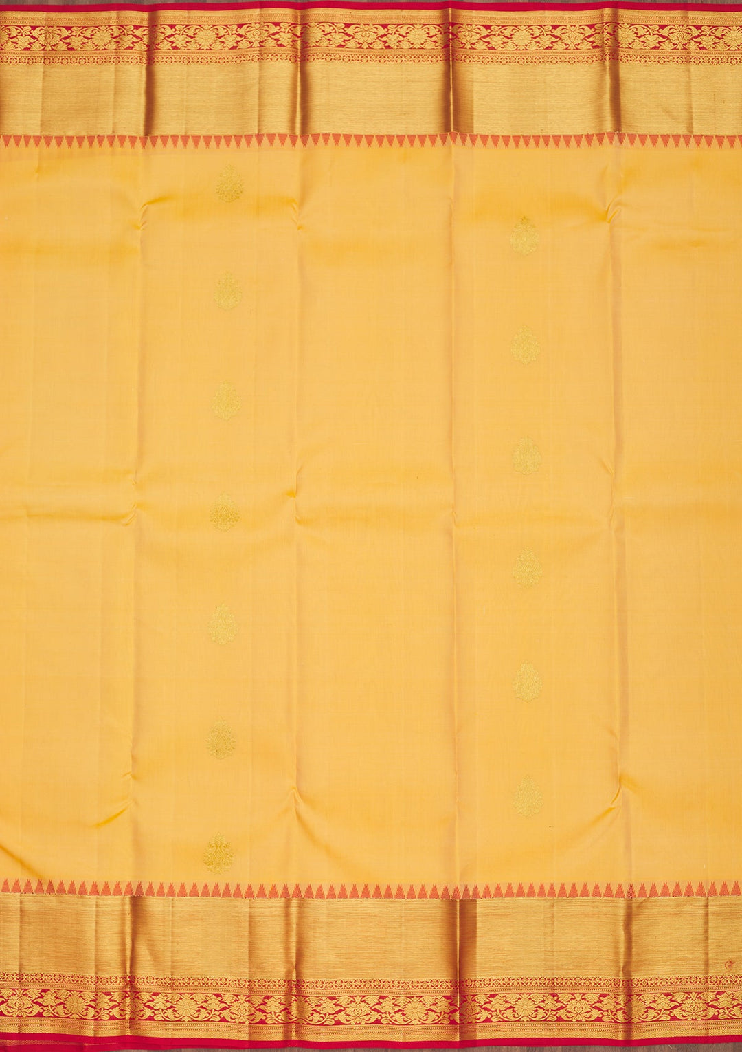 Peach Zariwork Pure Silk Saree