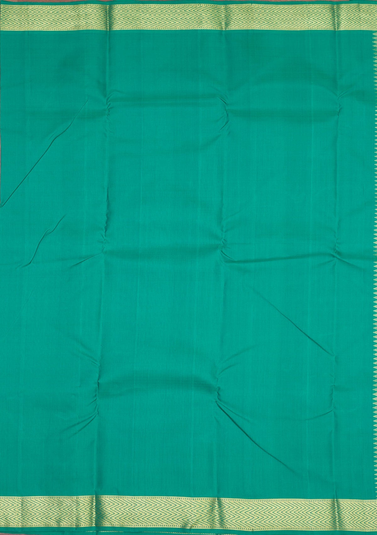 Green Zariwork Pure Silk Saree-Koskii