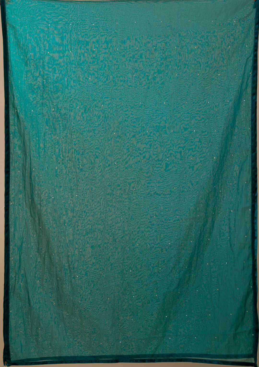 Peacock Blue Zariwork Velvet Readymade Salwar Kameez-Koskii