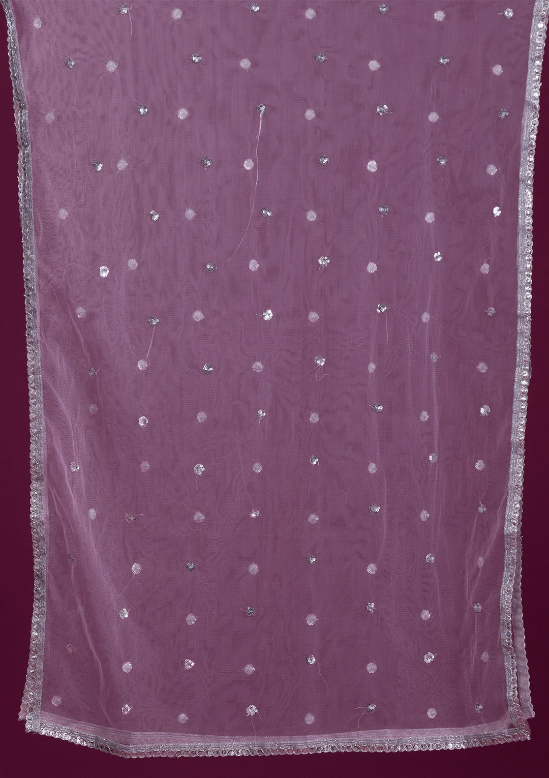 Pink Sequins Georgette Readymade Salwar Kameez-Koskii