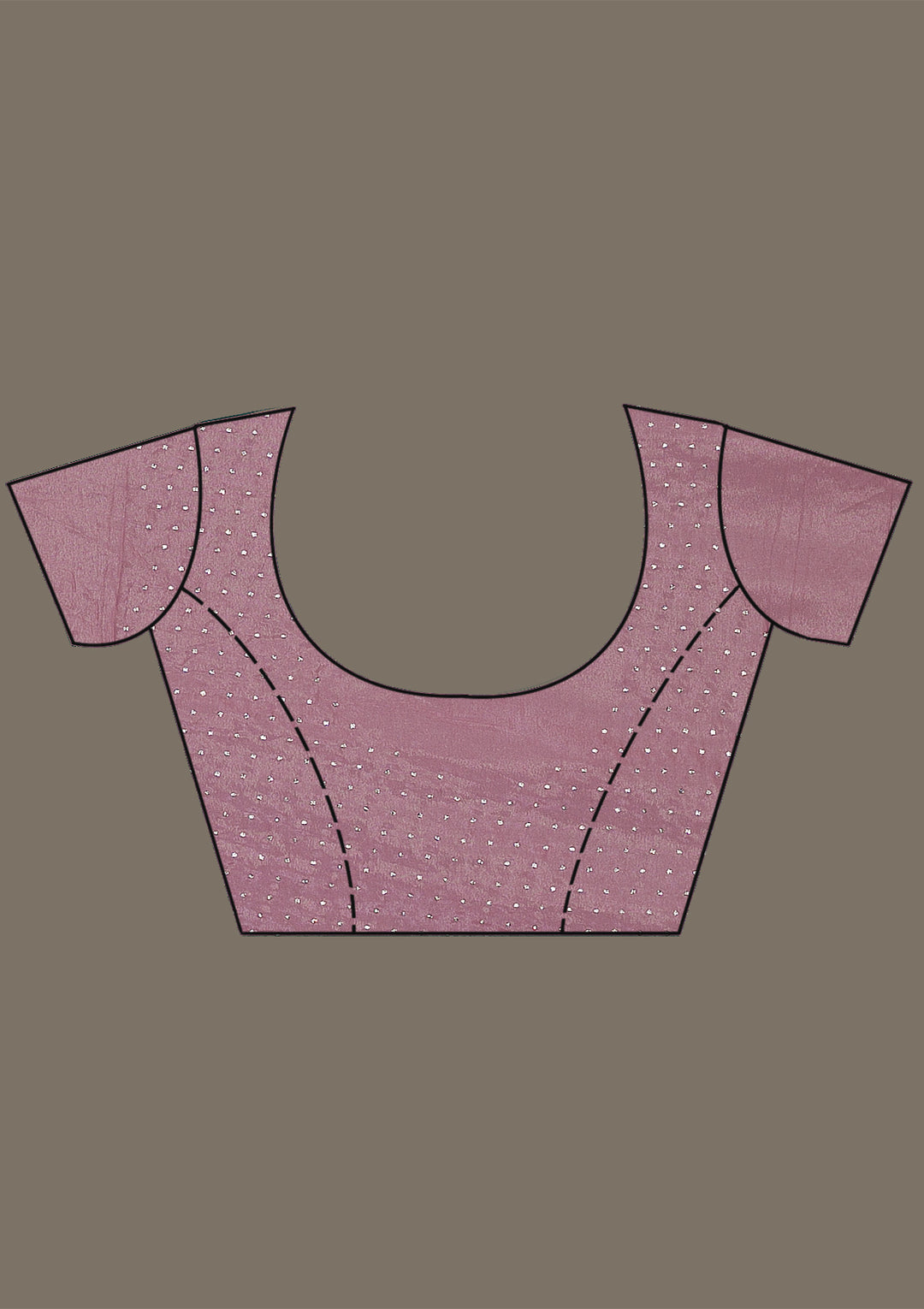 Pink Stonework Shimmer Saree-Koskii