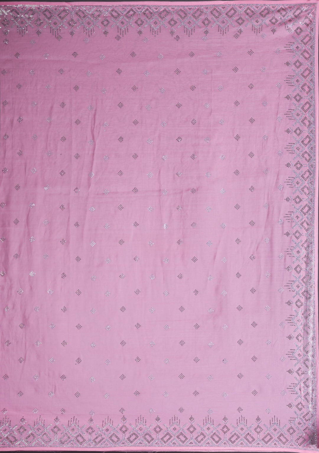 Mauve Stonework Georgette Designer Saree-Koskii