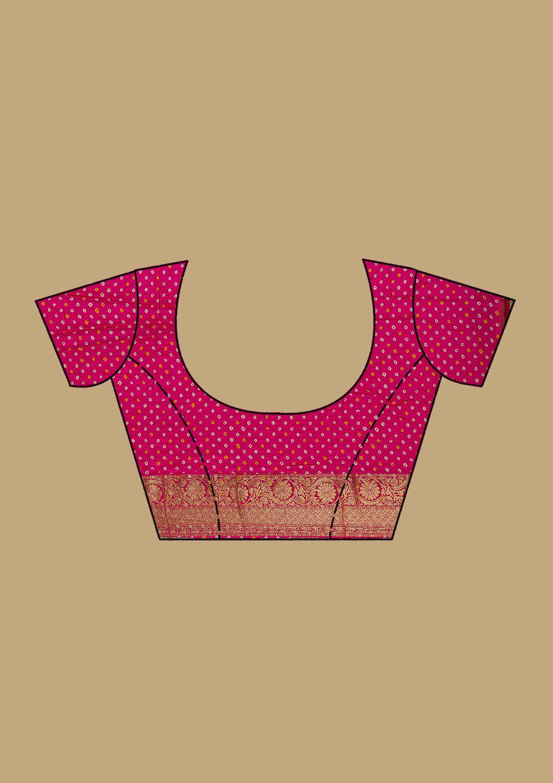 Pink Zariwork Georgette Saree-Koskii