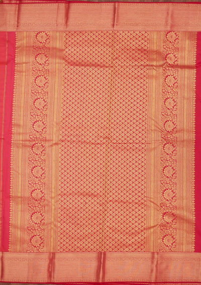 Pink Zariwork Pure Silk Saree-Koskii