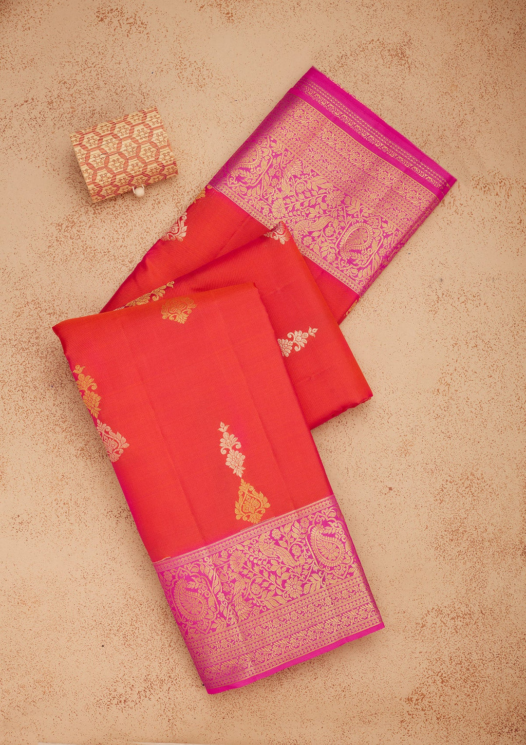 Pink Zariwork Pure Silk Saree-Koskii