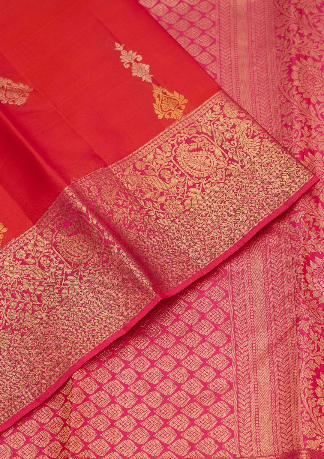 Pink Zariwork Pure Silk Saree-Koskii