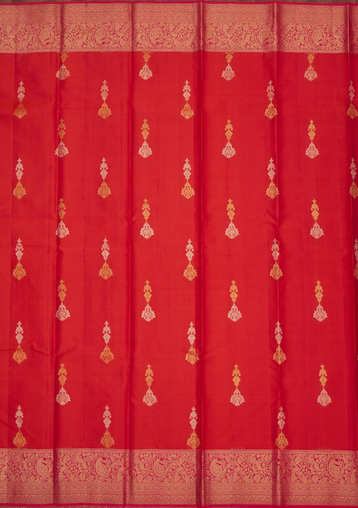 Pink Zariwork Pure Silk Saree-Koskii