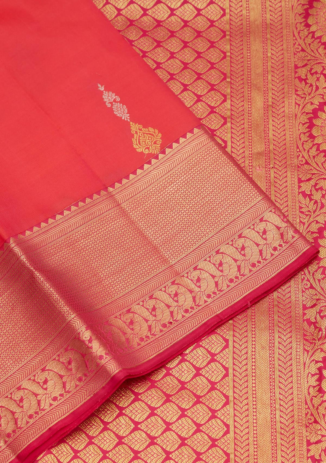 Pink Zariwork Pure Silk Saree-Koskii