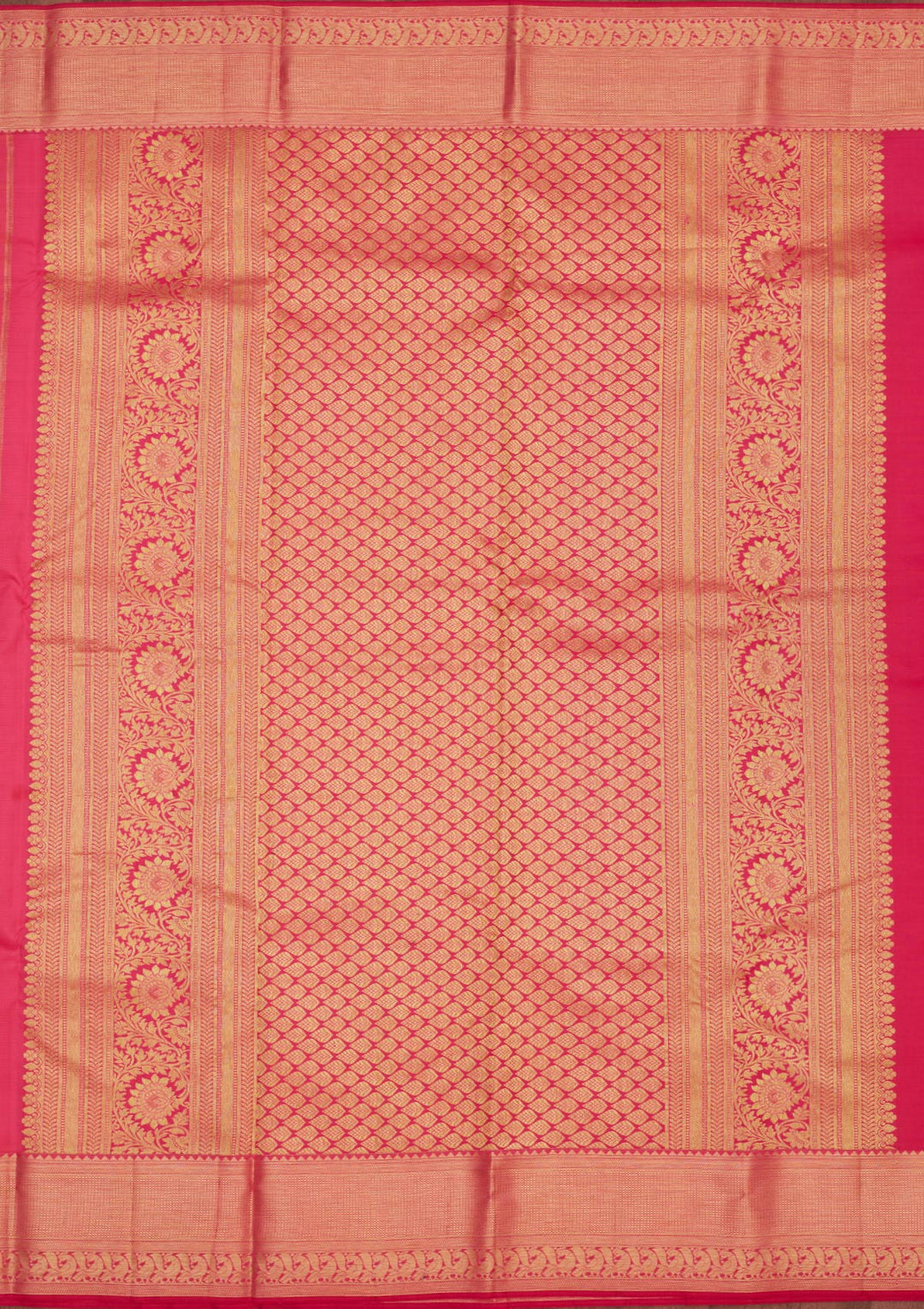 Pink Zariwork Pure Silk Saree-Koskii