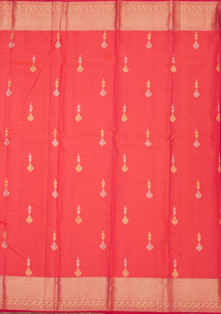 Pink Zariwork Pure Silk Saree-Koskii
