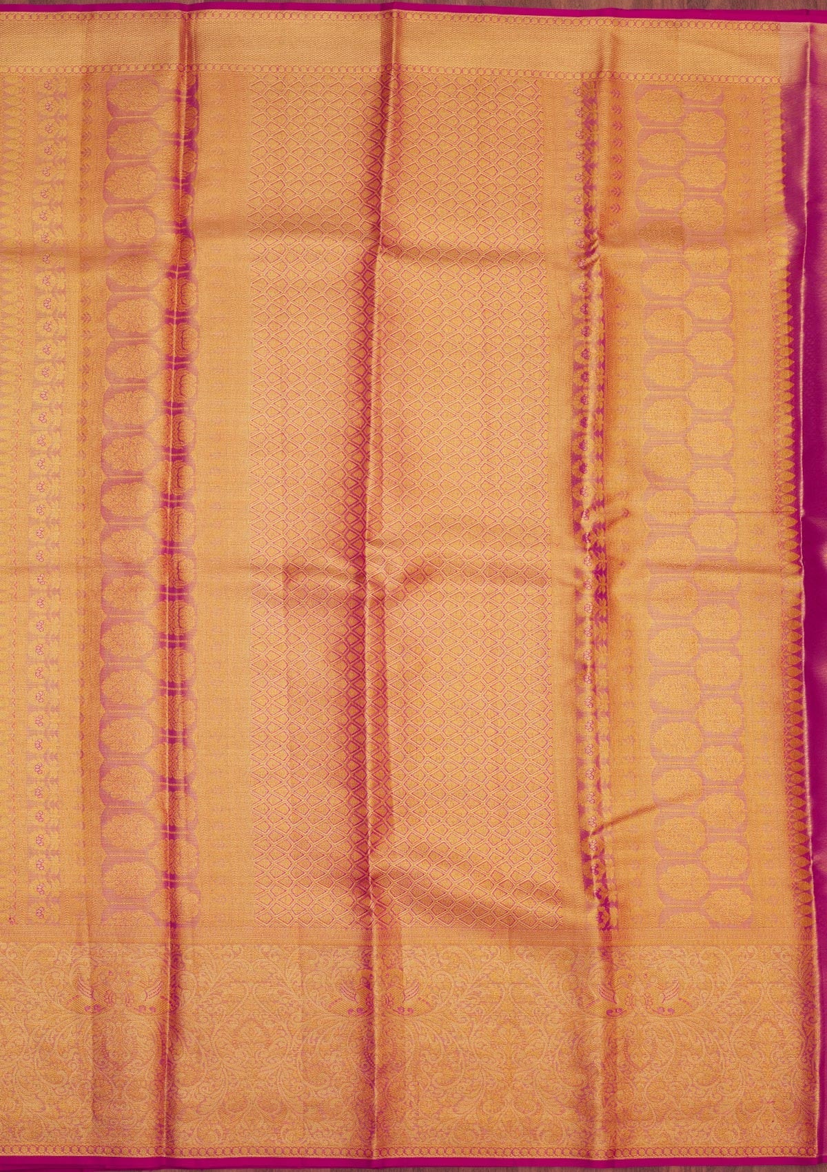 Pink Zariwork Pure Silk Saree-Koskii