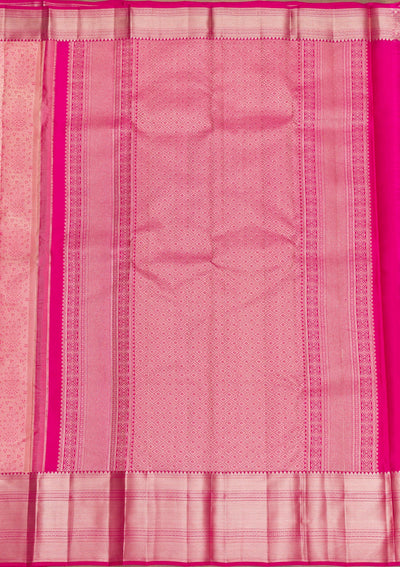 Pink Zariwork Pure Silk Saree-Koskii