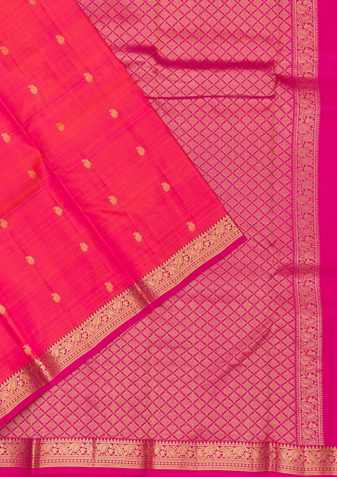 Pink Zariwork Pure Silk Saree-Koskii
