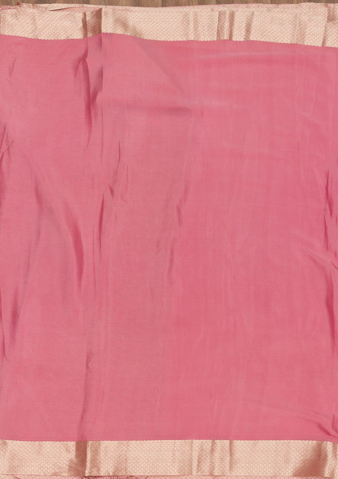 Pink Zariwork Pure Silk Saree-Koskii