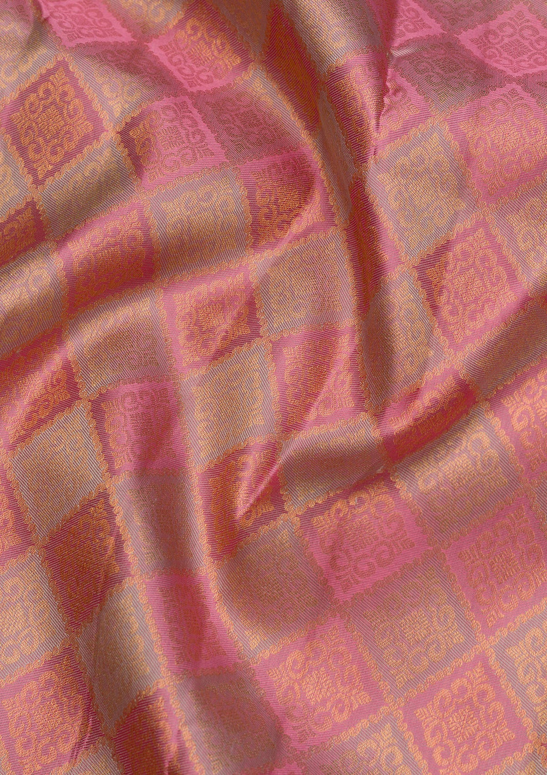Pink Zariwork Pure Silk Saree-Koskii