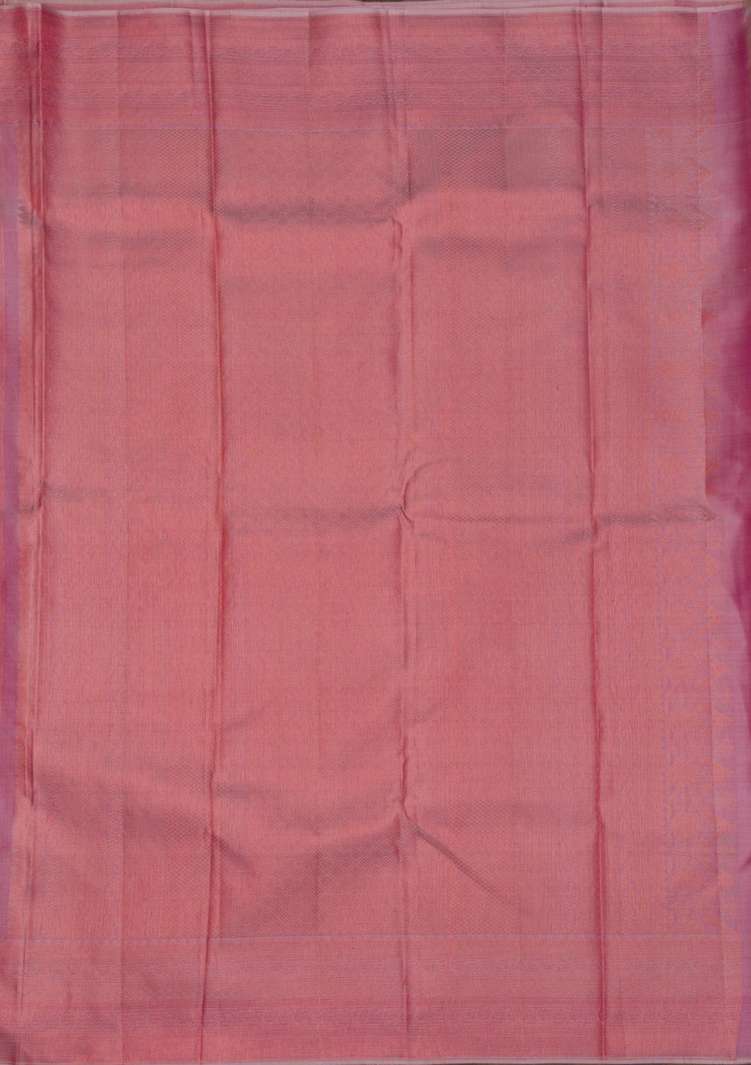 Pink Zariwork Pure Silk Saree-Koskii