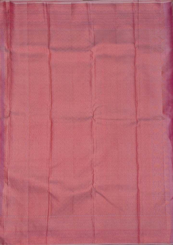 Pink Zariwork Pure Silk Saree-Koskii