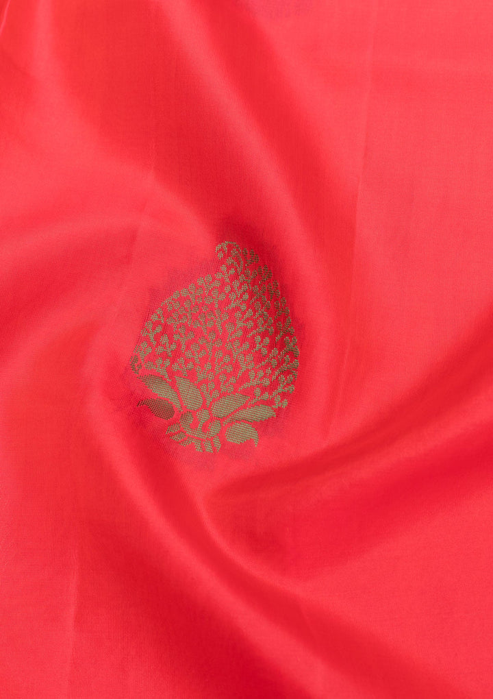 Pink Zariwork Pure Silk Saree-Koskii
