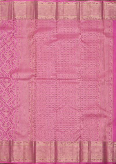 Pink Zariwork Pure Silk Saree