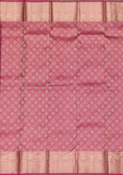 Pink Zariwork Pure Silk Saree-Koskii