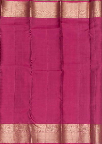 Pink Zariwork Pure Silk Saree-Koskii