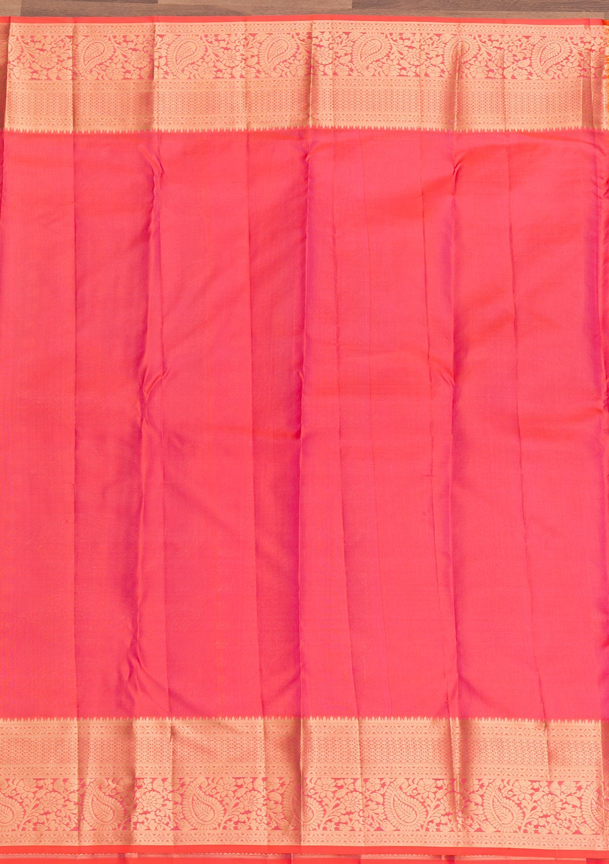 Pink Zariwork Pure Silk Saree-Koskii