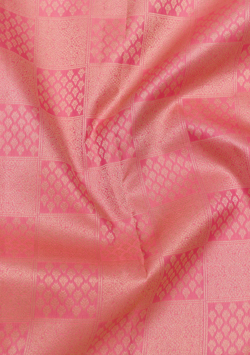 Pink Zariwork Pure Silk Saree-Koskii