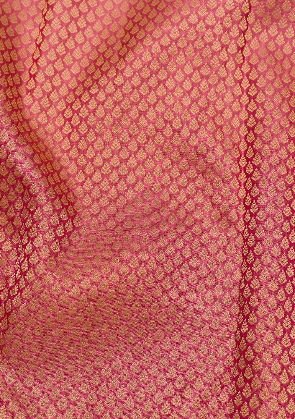 Pink Zariwork Pure Silk Saree-Koskii