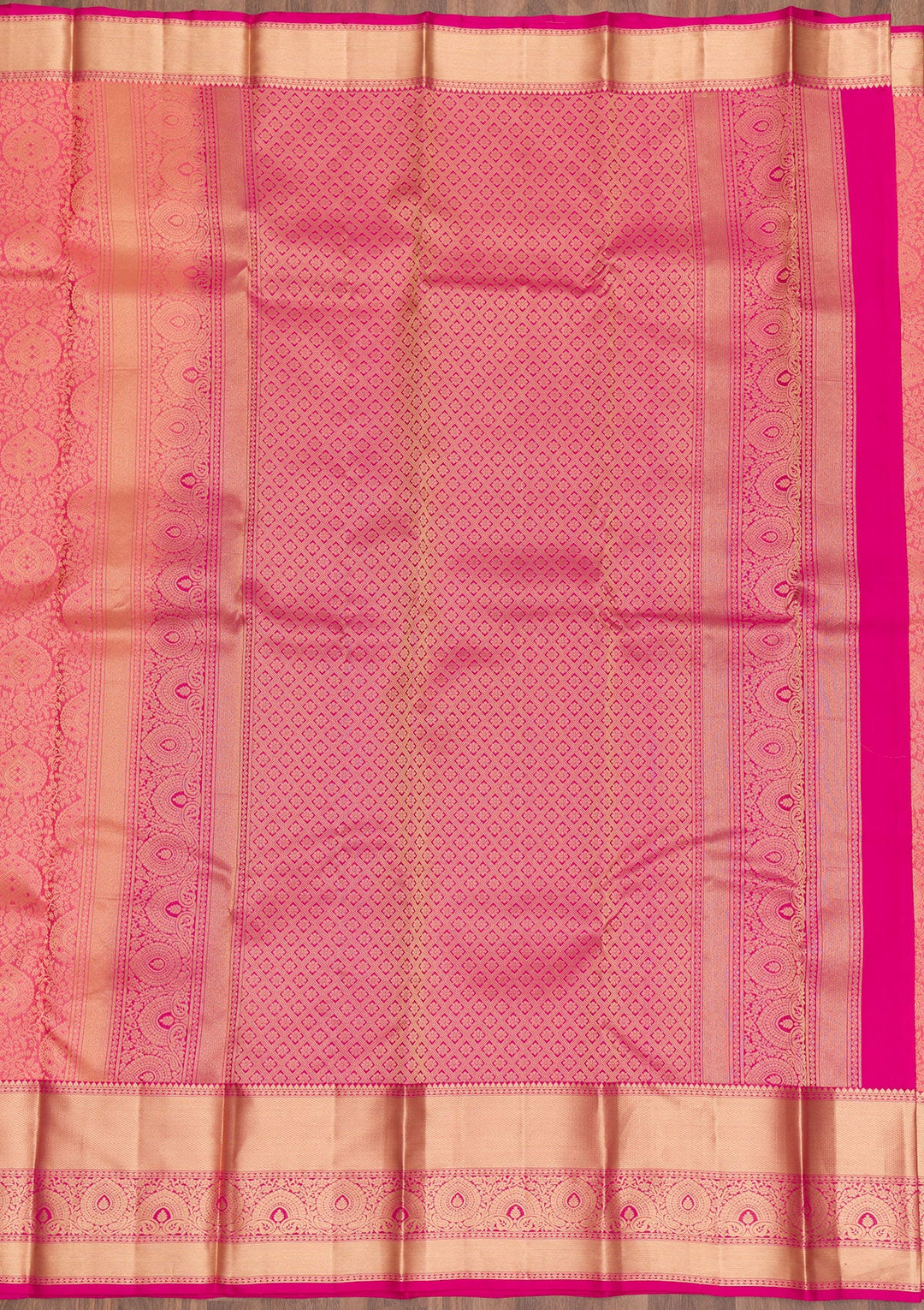 Pink Zariwork Pure Silk Saree-Koskii