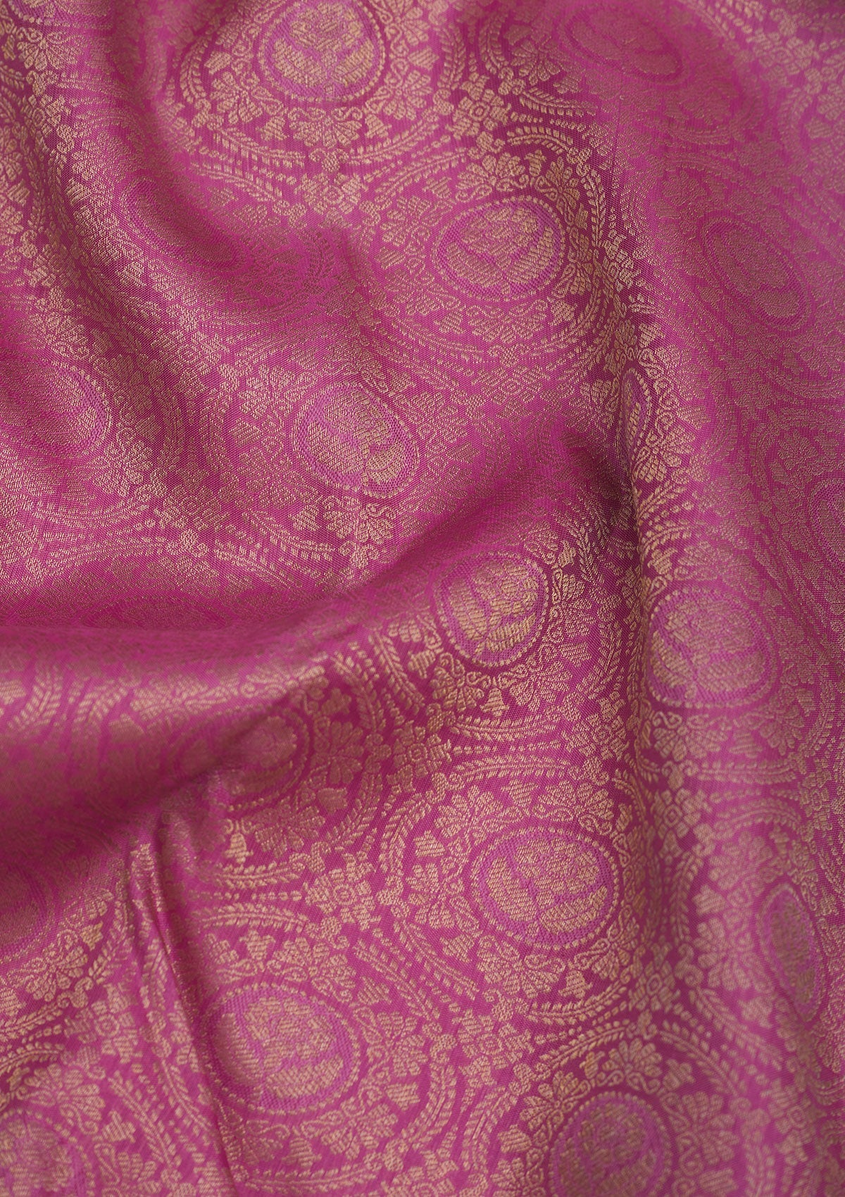 Pink Zariwork Pure Silk Saree-Koskii