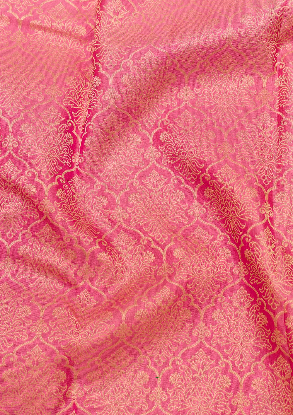 Pink Zariwork Pure Silk Saree-Koskii
