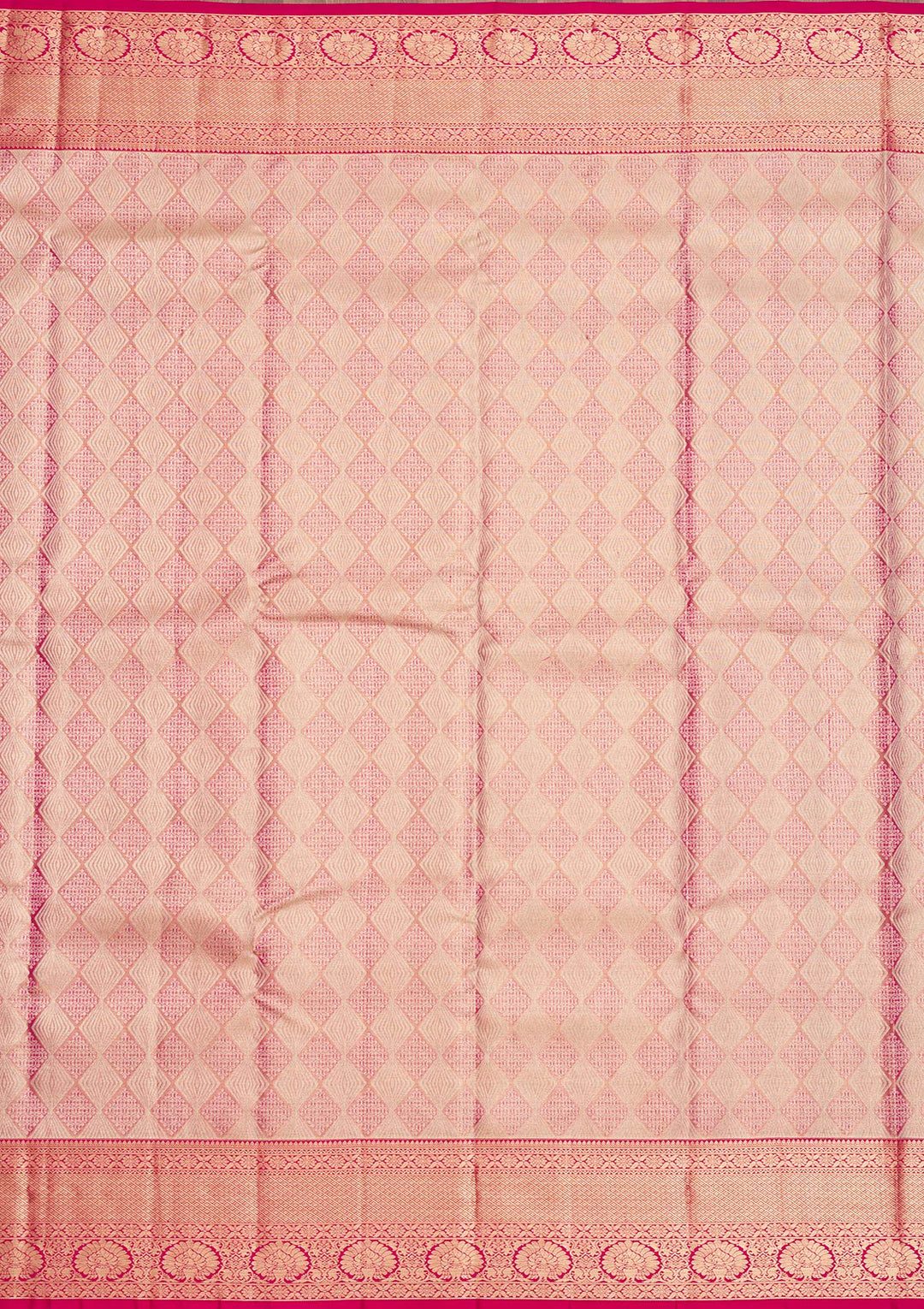Pink Zariwork Pure Silk Saree-Koskii