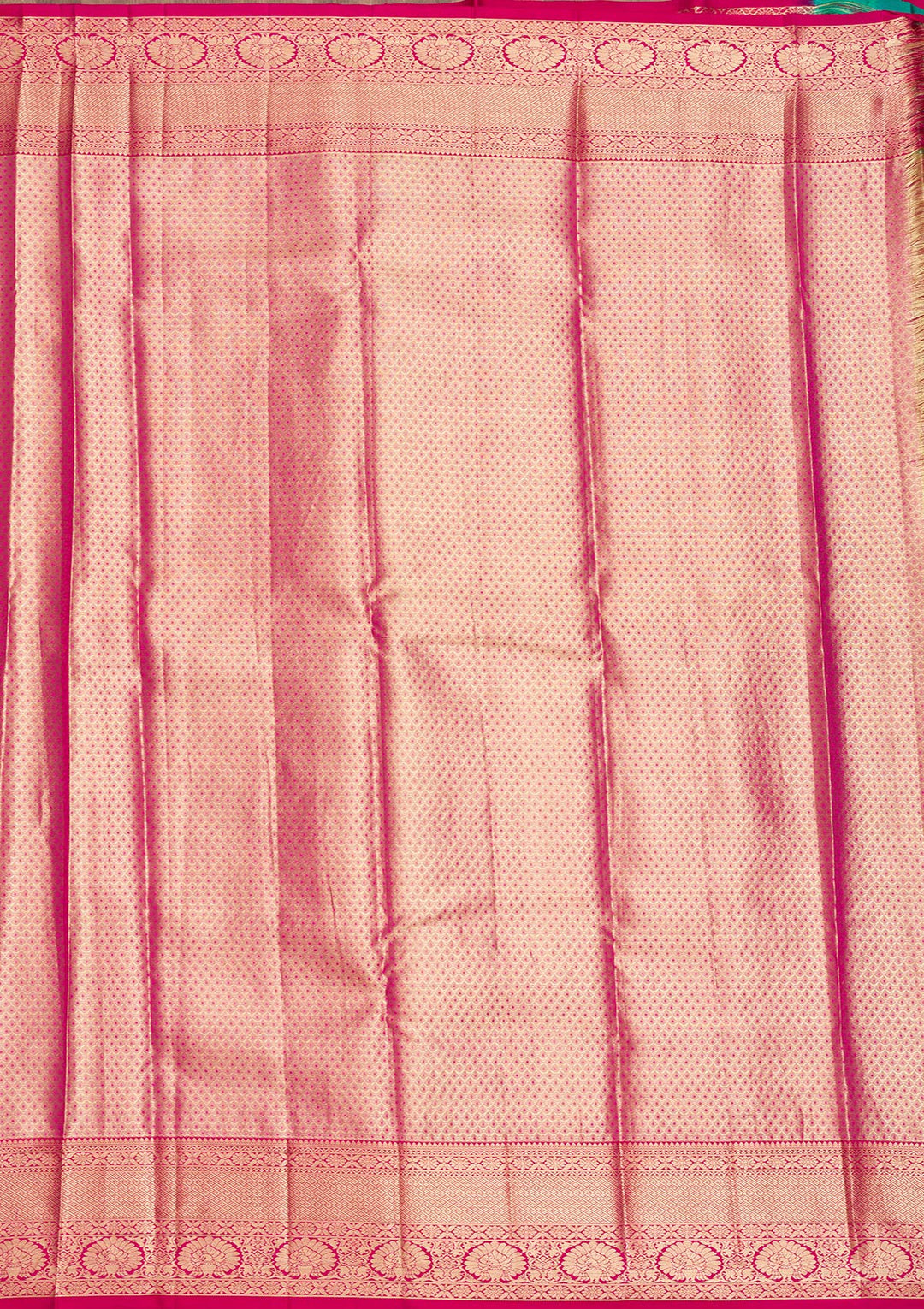 Pink Zariwork Pure Silk Saree-Koskii