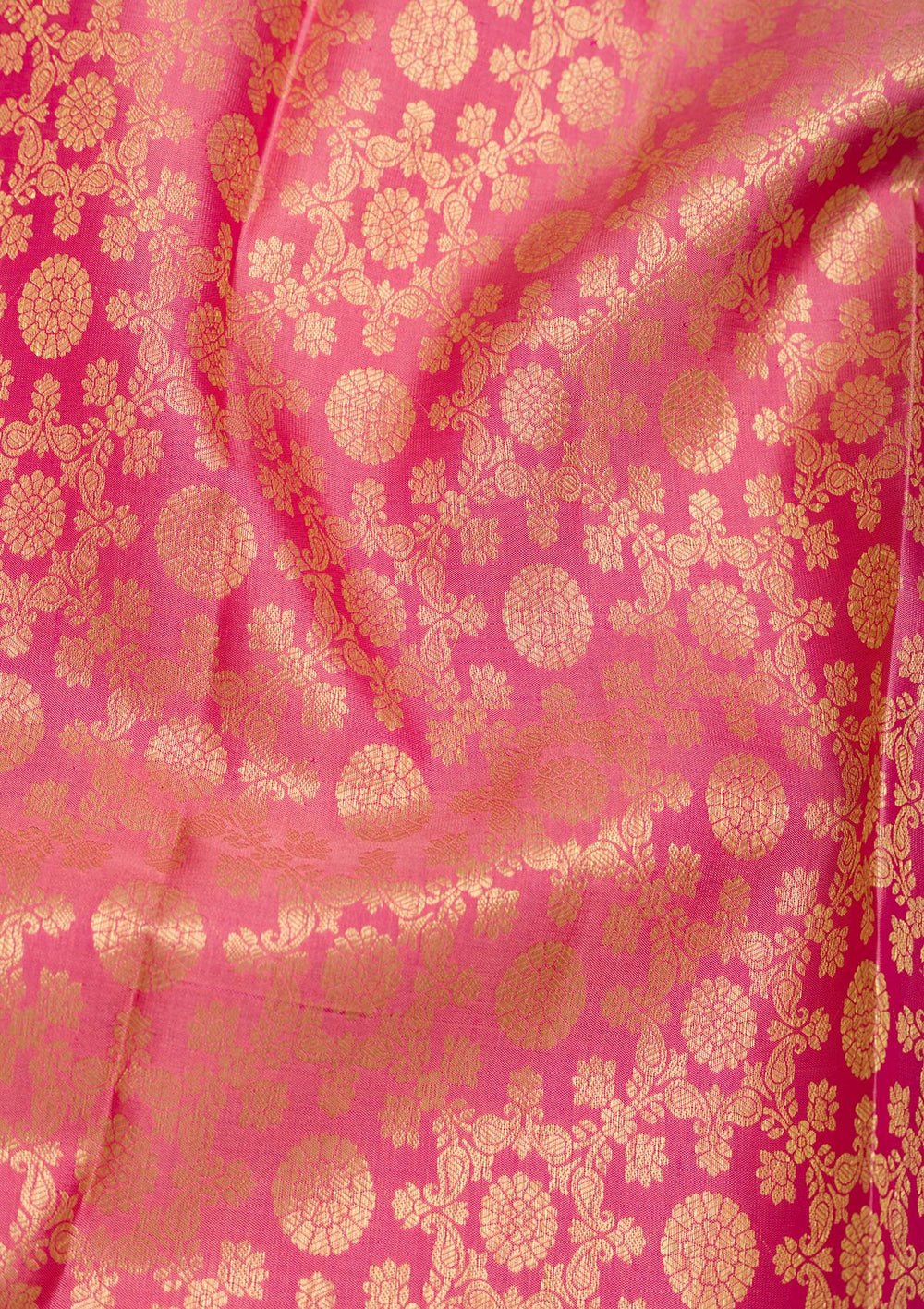 Pink Zariwork Pure Silk Saree-Koskii