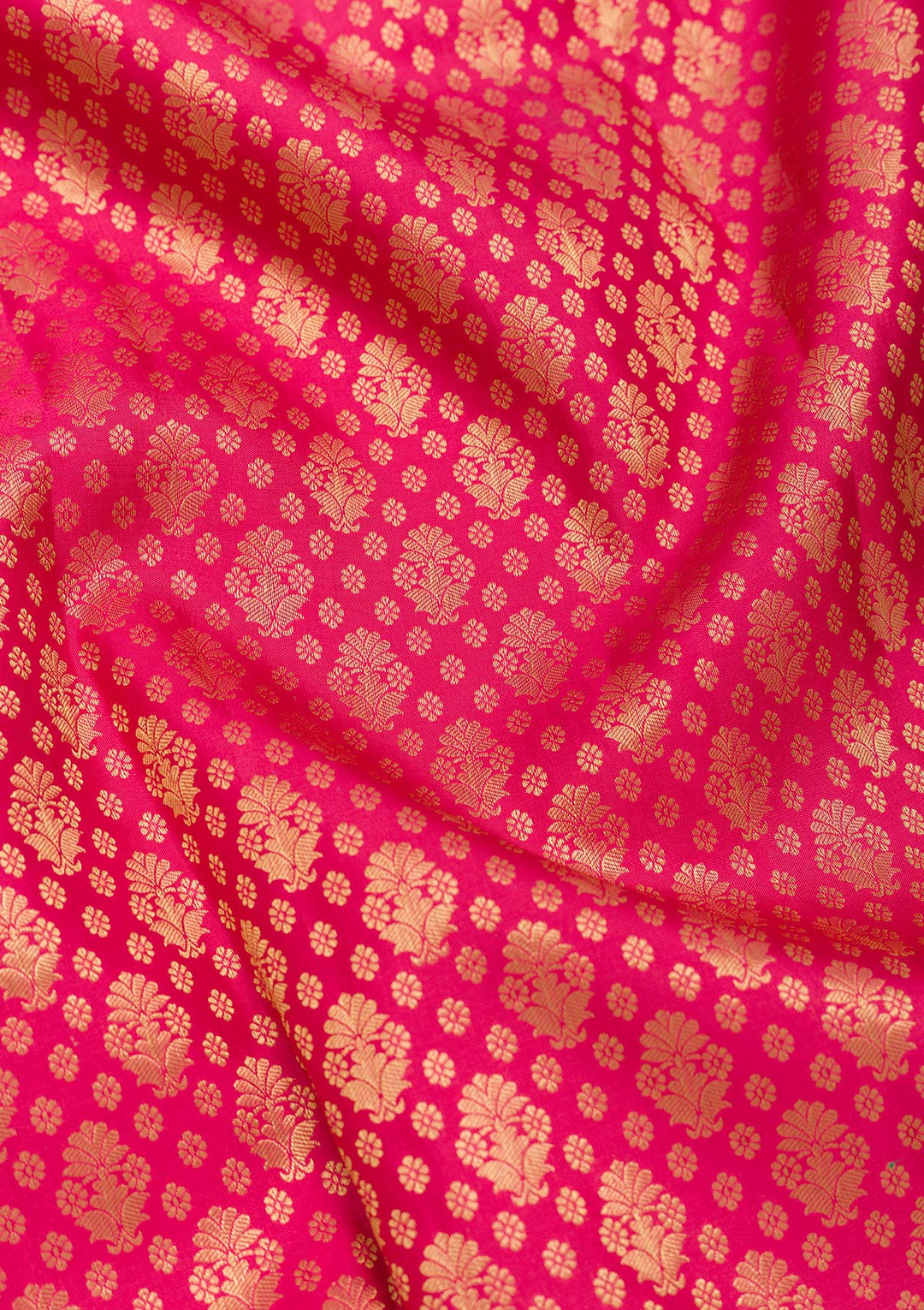 Pink Zariwork Pure Silk Saree-Koskii