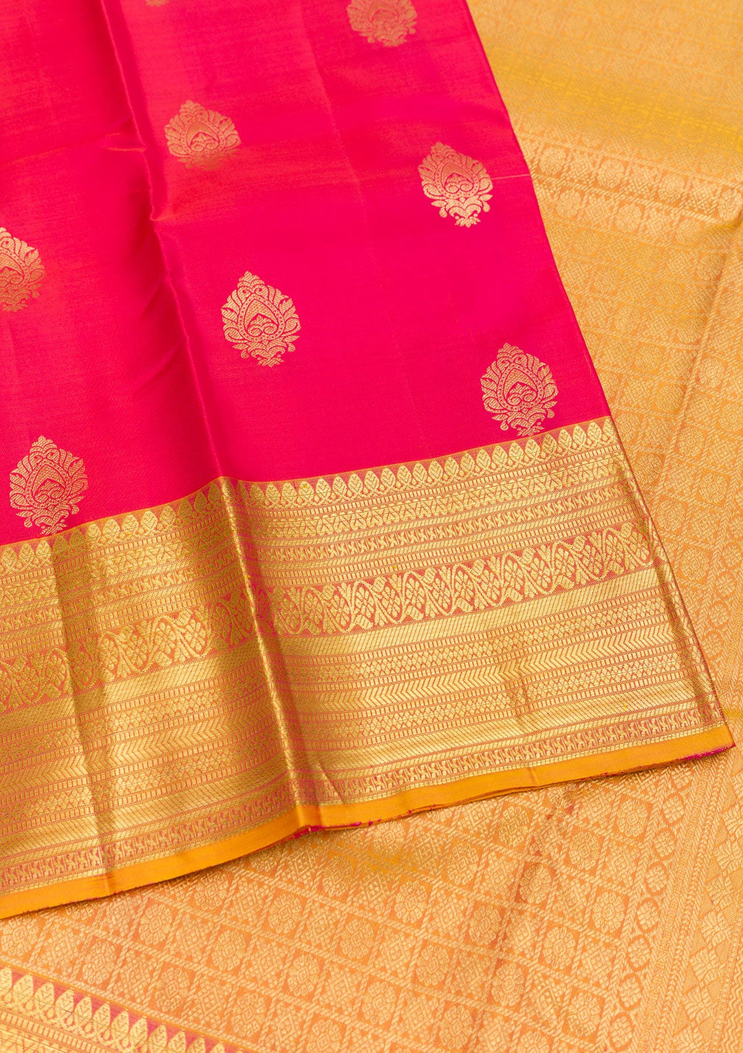 Pink Zariwork Pure Silk Saree-Koskii