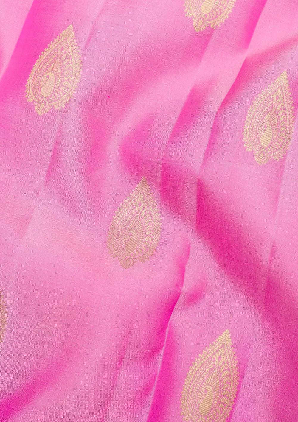 Pink Zariwork Pure Silk Saree-Koskii