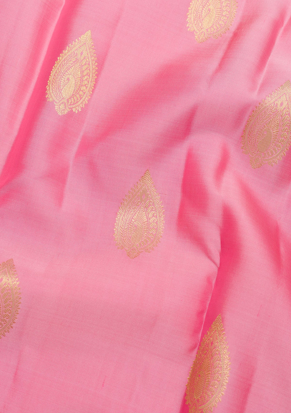 Pink Zariwork Pure Silk Saree-Koskii